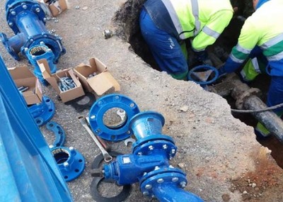 O Consorcio de Augas do Louro reduce a presin no barrio de areas en Tui para evitar prdas de agua