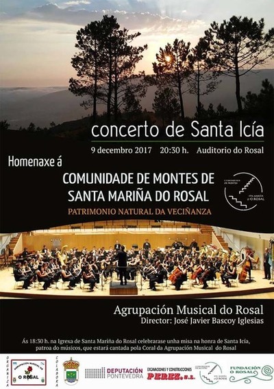 A Agrupacin Musical do Rosal celebra Sta. Ica cun concerto este sbado