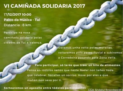 AndaTui organiza este domingo a VI Camiada Solidaria