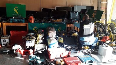 La Guardia Civil esclarece 19 delitos ms por robos en viviendas en el sur de la provincia 