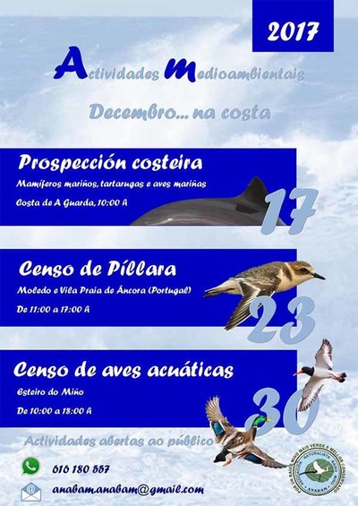 Anabam convida a participar nas actividades medioambientais de decembro