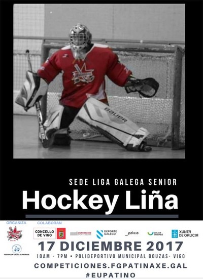 A Guarda Hockey Lia organiza este domingo sede da Liga Galega Senior de Hockey Lia