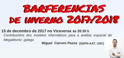 As ?Barferencias- continan este venres cunha charla sobre as mmoas en Galicia
