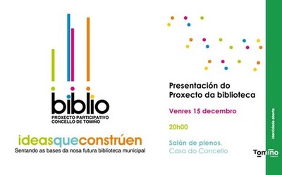O Proxecto da futura biblioteca municipal de Tomio presntase este venres