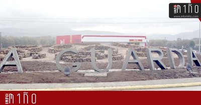 A Guarda da la bienvenida con una recreacin del Poblado Castreo