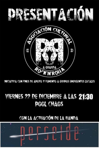 Presentacin de la Asociacin Cultural Rock n Rolla A Guarda este viernes