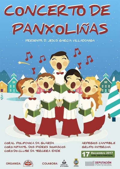Concerto de Panxolias este domingo na Igrexa Parroquial da Guarda