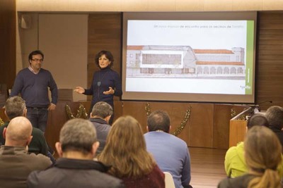As peticins sociais materialzanse no edificio da futura Biblioteca Municipal 