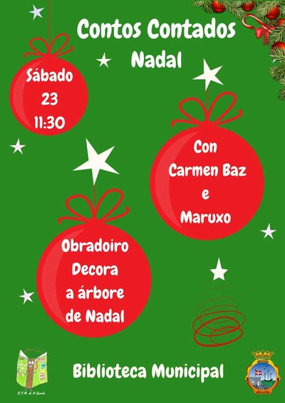 -Contos contados- retorna este sbado  Guarda cunha sesin especial sobre as tradicins do Nadal