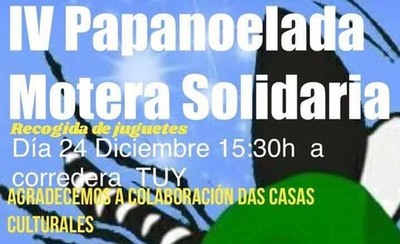IV Papanoelada Moteira Solidaria Motoclub os de sempre Tuy