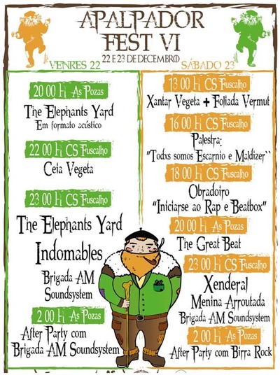 VI Apalpador Fest o 22 e 23 de decembro na Guarda