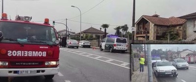 Una colisin por alcance se salda con un herido leve en Tomio