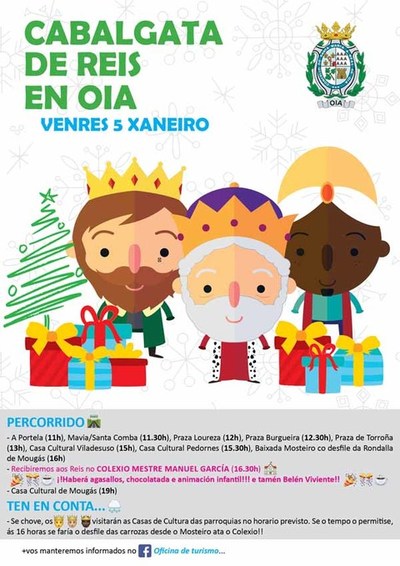 Cabalgata de Reis este venres en Oia