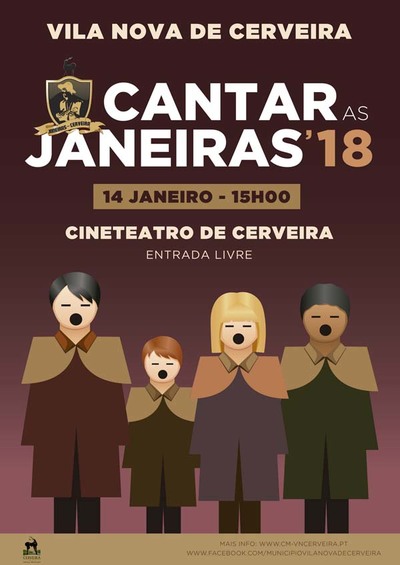 Associaes e grupos do concelho cumprem em Cerveira tradio de -Cantar as Janeiras-