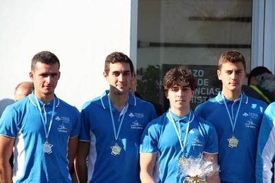 Plata para el Club Remo Tui en la 38 Regata Internacional del Mio, XIV Copa presidenta de la diputacin de Pontevedra