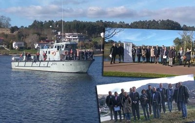 Visita s beiras do futuro viaduto entre Tomio e Vila Nova de Cerveira