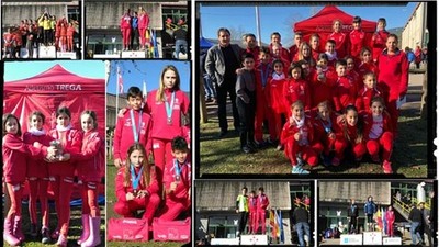 Participacin de Atletismo Trega en el Campeonato de Galicia de Cross