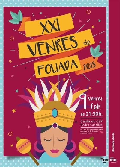 Mis de 1.500 persoas participarn este venres no desfile do -Venres de Foliada- de Tomio