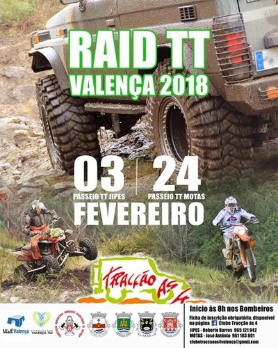 Valena acolhe no sbado Trial de Jips - Raid TT Valena
