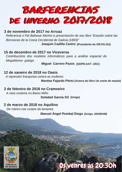 A costa baixomiota e a sas peculiaridades sern as protagonistas da ?barferencia- deste venres na Guarda