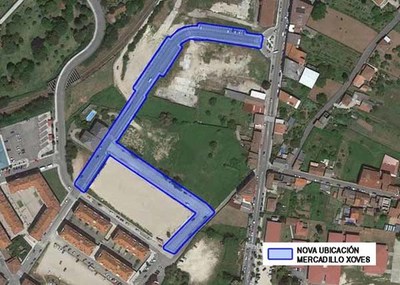 O goberno municipal propn un cambio de emprazamento do mercado semanal dos xoves