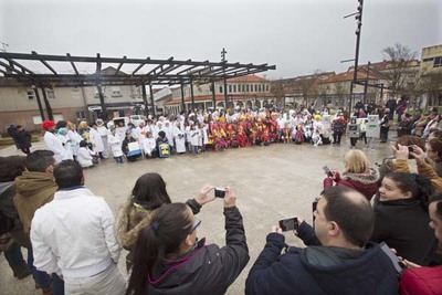 As ras de Tomio acolleron o desfile infantil de entroido