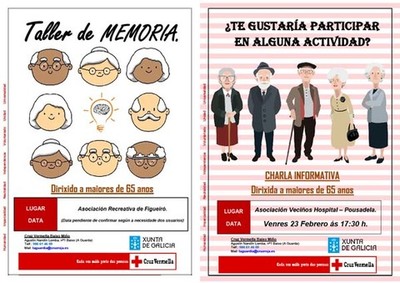 Cruz Roja Baixo Mio inicia una serie de actividades para mayores en las parroquias de Tomio
