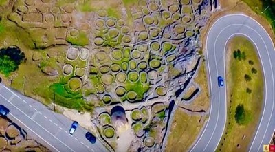 A citania de Santa Trega, presente no vdeo promocional de Marca Espaa como mostra da cultura milenaria