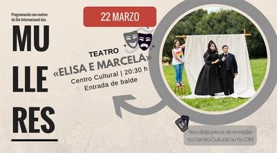 A obra de teatro -Elisa e Marcela- representarase  este xoves no Centro Cultural da Guarda