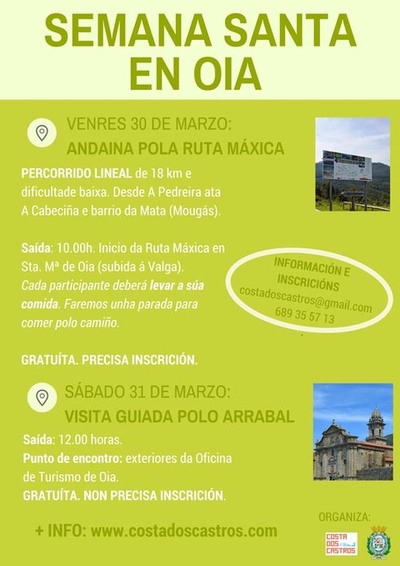 ltimos das para inscribirse na andaina pola Ruta Mxica de Oia