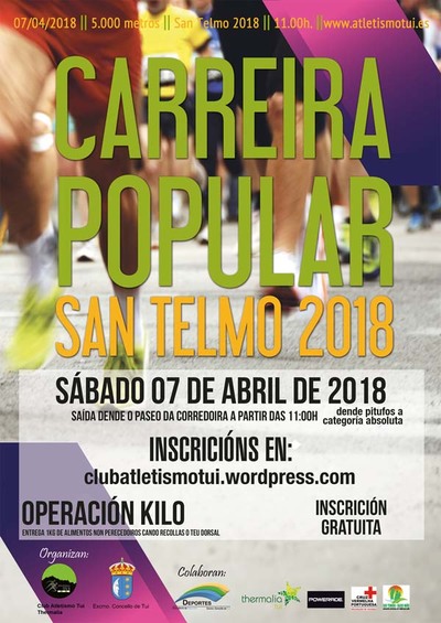 A Carreira Popular de San Telmo celebrarase o sbado 7 de abril