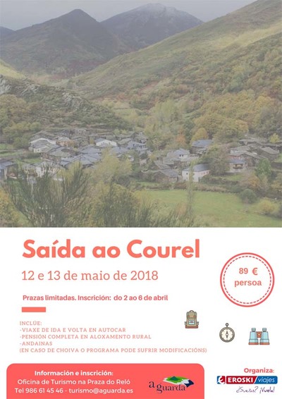 O Concello da Guarda e Viaxes Eroski organizan unha sada ao Courel