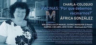 Alumnos do Rosal participan nunha charla sobre vacinas