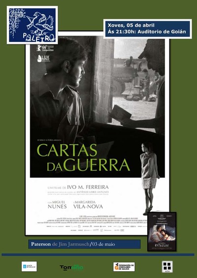 O Cineclub Poleiro ofrece a pelcula portuguesa cartas de guerra, este xoves en Goin