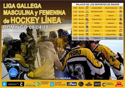A Guarda Hockey Lia participa este domingo na derradeira Sede da Liga Galega de Hockey Lia