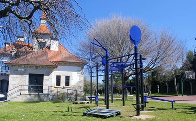 O recinto do Centro Cultural da Guarda conta cun novo parque de calistenia