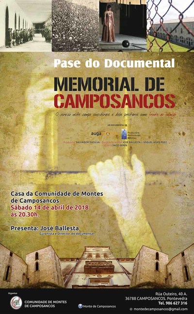 O Documental -Memorial de Camposancos- proxectase este sbado
