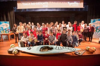 Tomio celebrou a IV Gala do Deporte cunha ducia de premios e sete mencins especiais