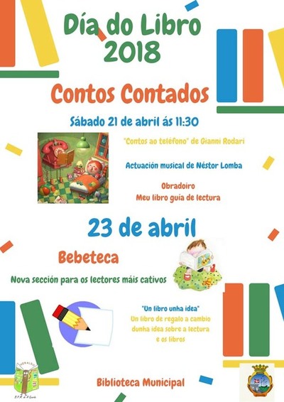 A Biblioteca Municipal de A Guarda celebra o Da do Libro con actividades para todos os pblicos