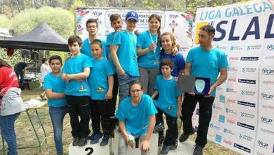 Nove deportistas do Mio Teixugos participaron a pasada fin de semana na segunda competicin da liga galega de Promocin de Sllom 