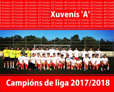  O Xuvenil ?A- da AD Tomio gaa a liga e ascende a liga galega