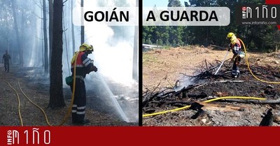 Primeros incendios en la Comarca del Baixo Mio