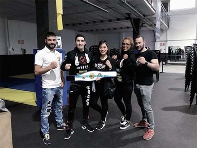 O Goians Charly Lpez proclamouse Campin Galego de Boxeo