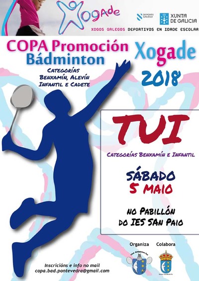 Tui acoge este sbado la 10 jornada de la Copa Promocin Xogade de Bdminton