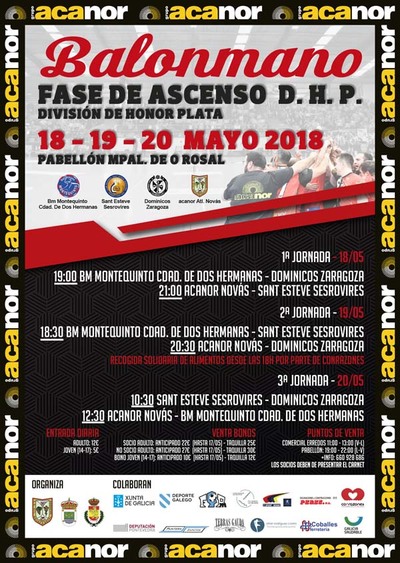 La Fase de Ascenso DHP se juega este fin de semana en O Rosal
