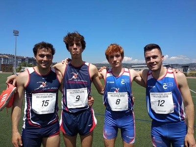 Sergio Rodrguez, doble campen gallego absoluto de relevos