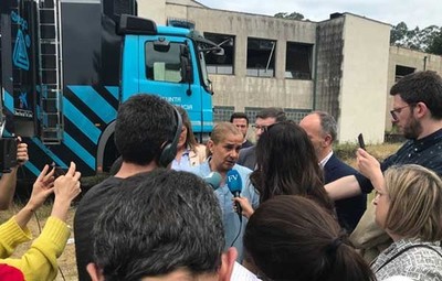 Carmela Silva pon a disposicin de Tui -todo o que sexa necesario-