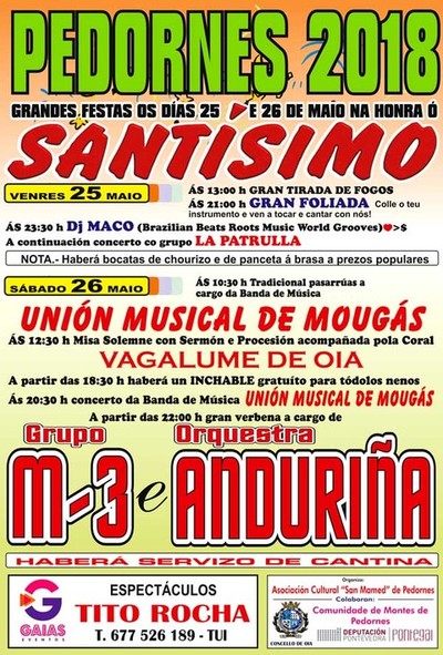 Festas do Santsimo Pedornes-2018