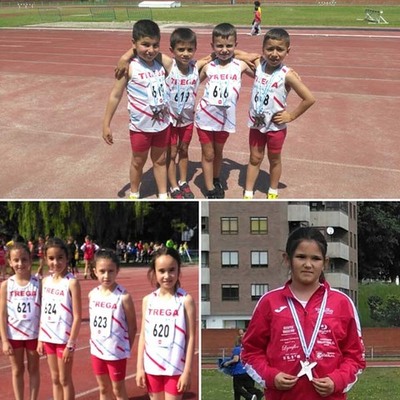 6 medallas para el Atletismo Trega en el Campeonato Xogade de atletismo en pista al aire libre