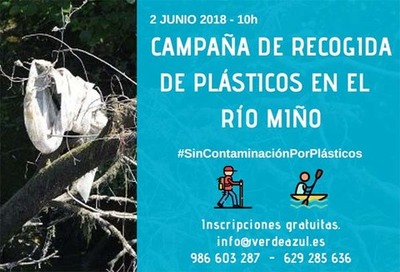 Campaa de recogida de plsticos este sbado en el Ro Mio